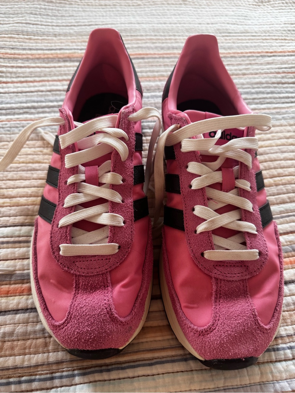 Adidas Women’s Pink Retro Runner Sneakers